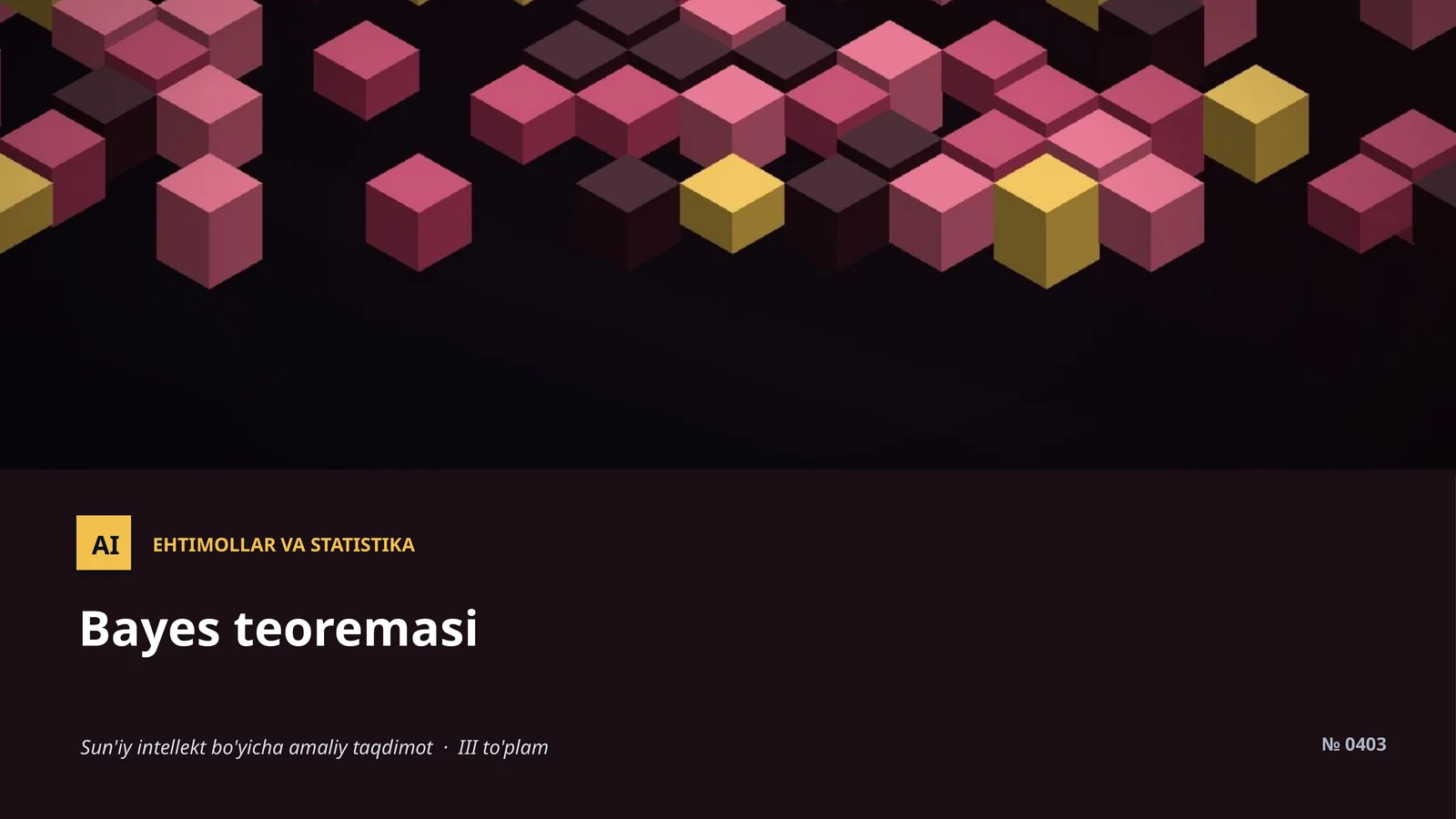 Ehtimollar va statistika