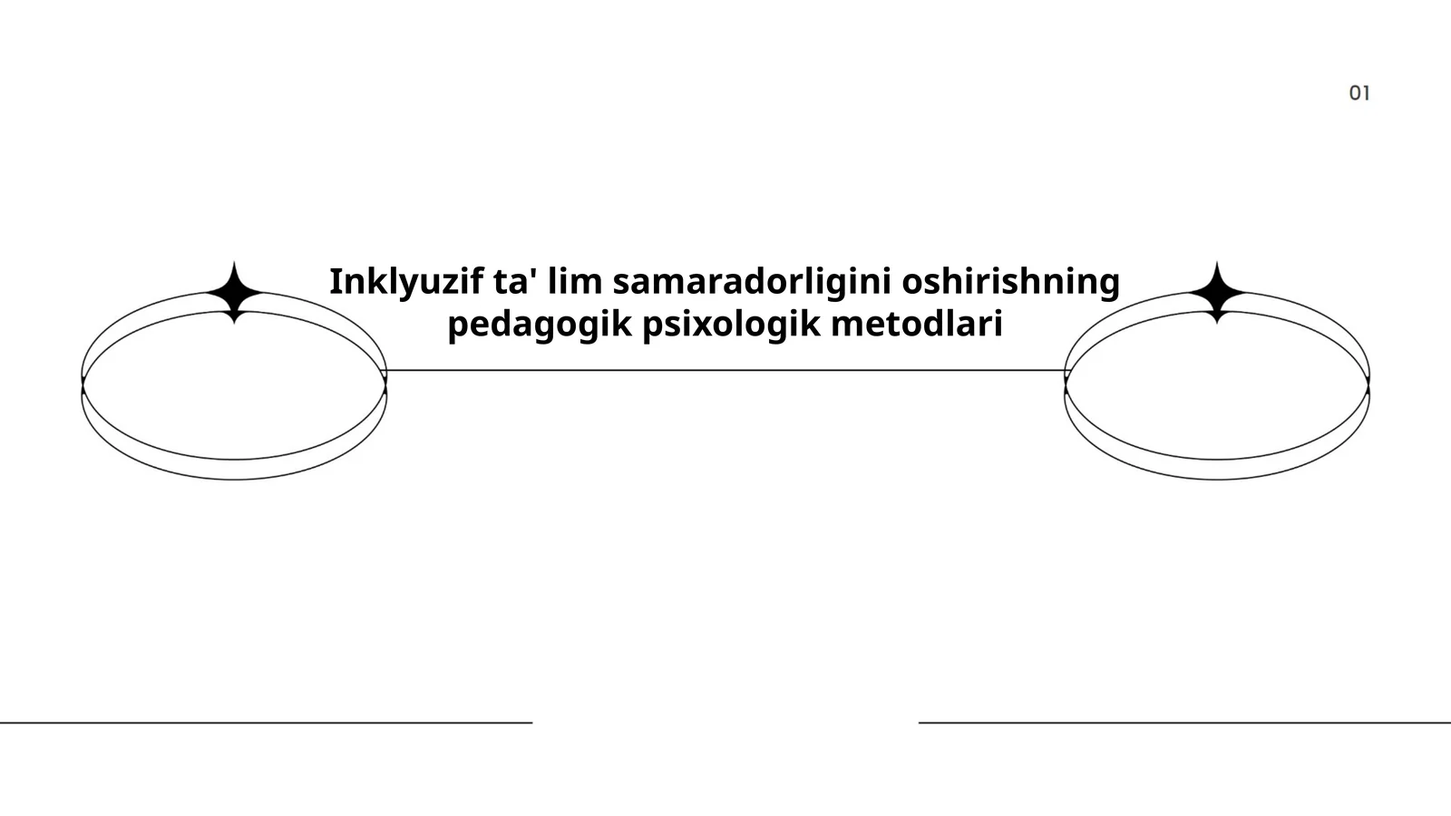 Inklyuzif ta'lim samaradorligini oshirishning pedagogik psixologik metodlari