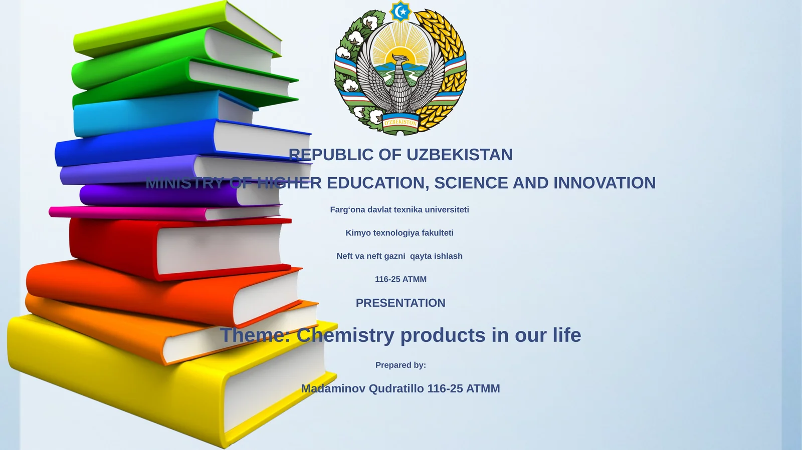 Chemistry products in our life
