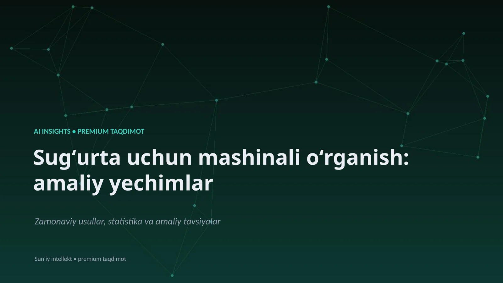 Amaliy yechimlar