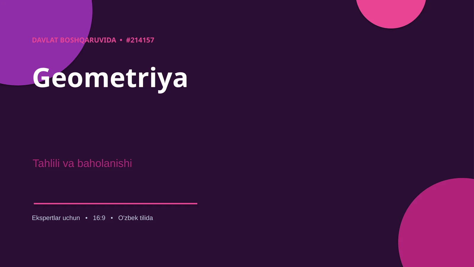 Geometriya
