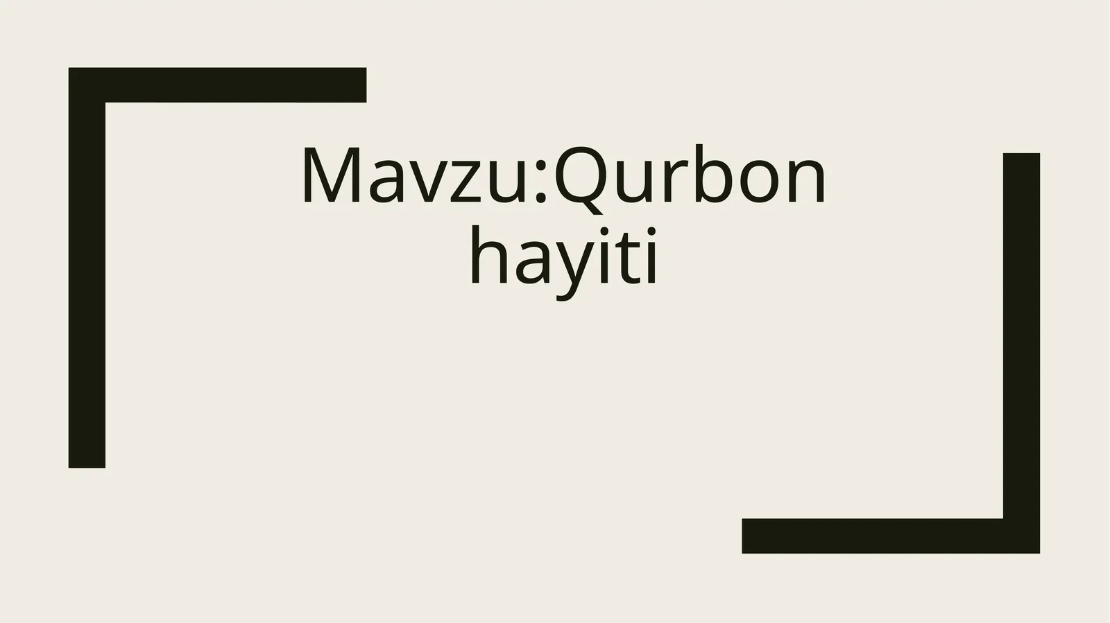 Qurbon hayiti