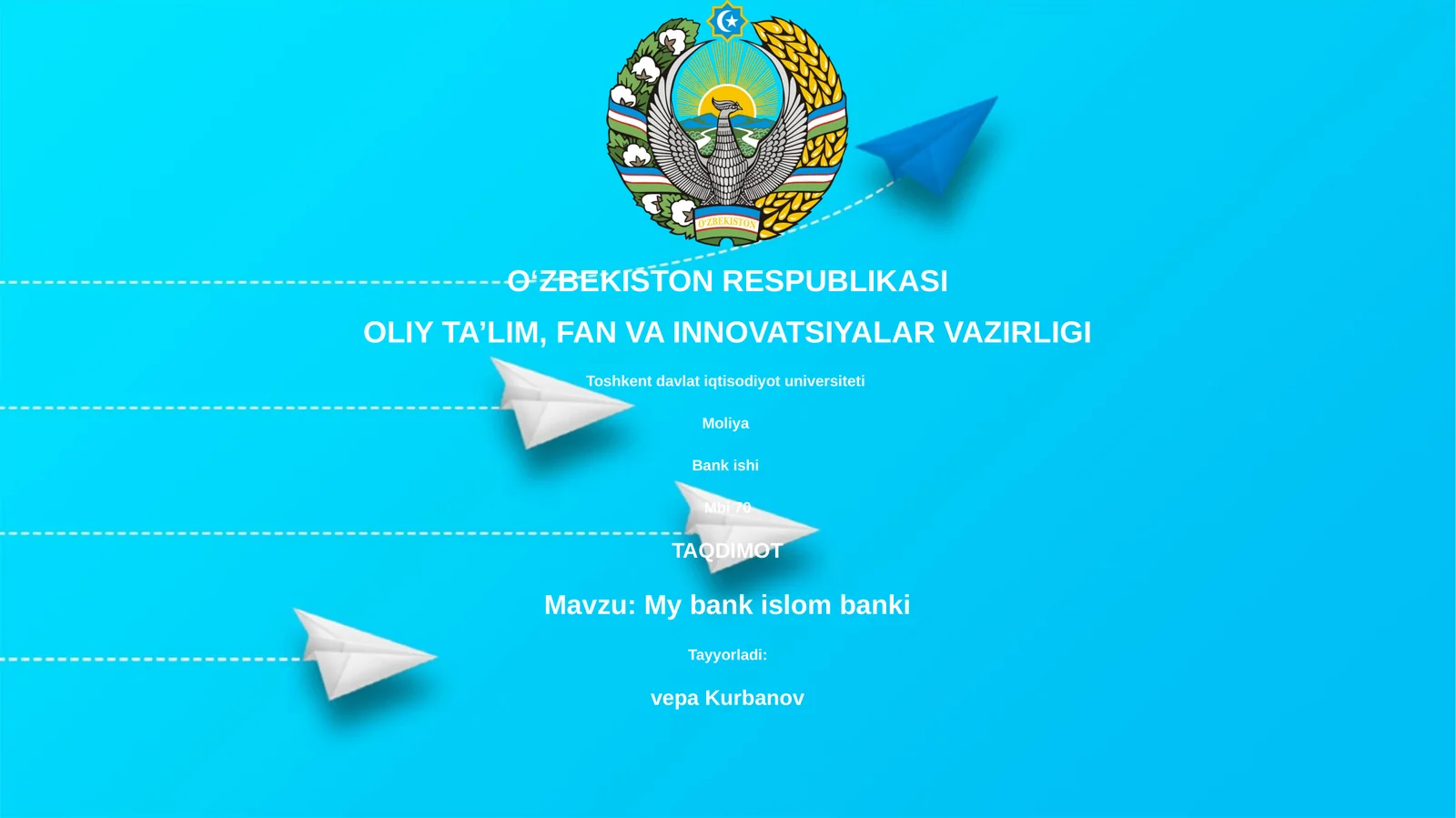 My bank islom banki