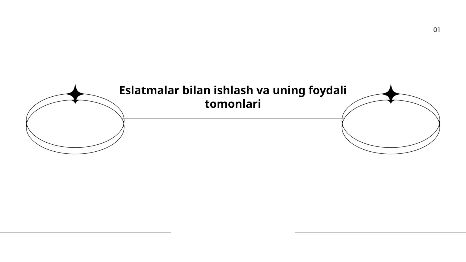 Eslatmalar bilan ishlash va uning foydali tomonlari