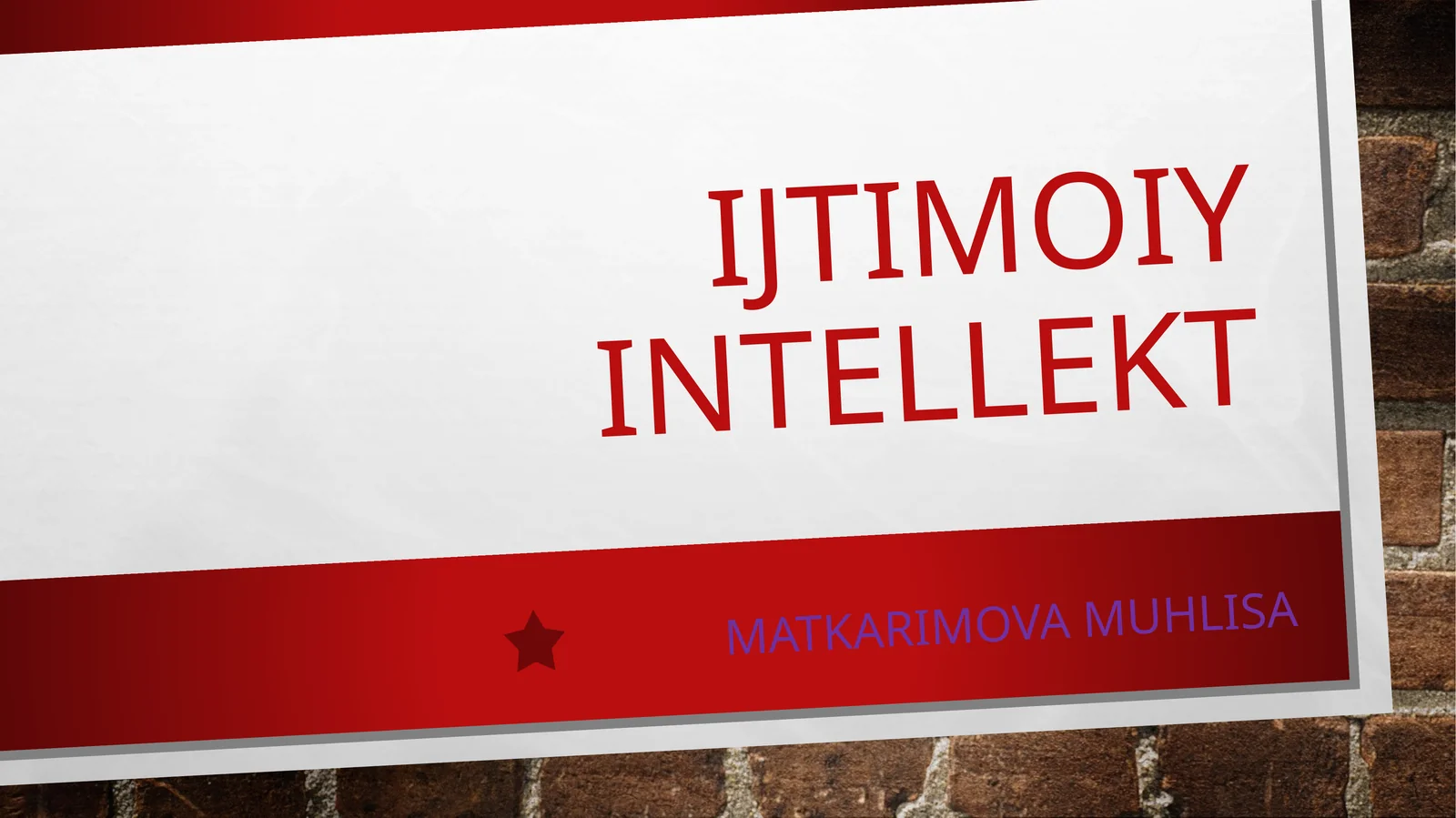 IjtimoIy INTELLEKT