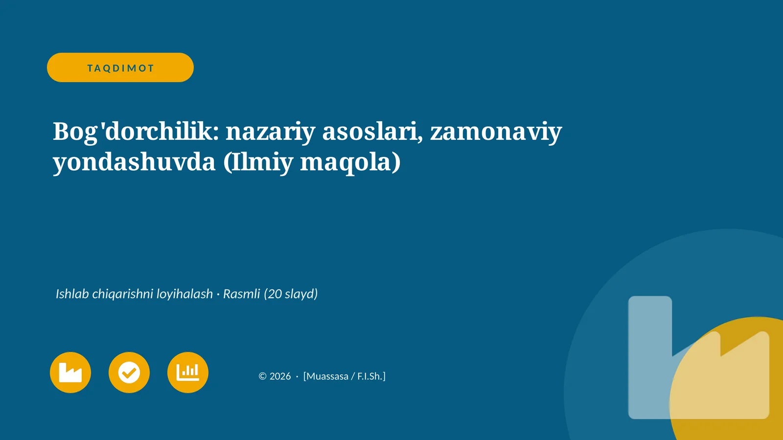Bog'dorchilik: nazariy asoslari, zamonaviy yondashuvda (Ilmiy maqola)