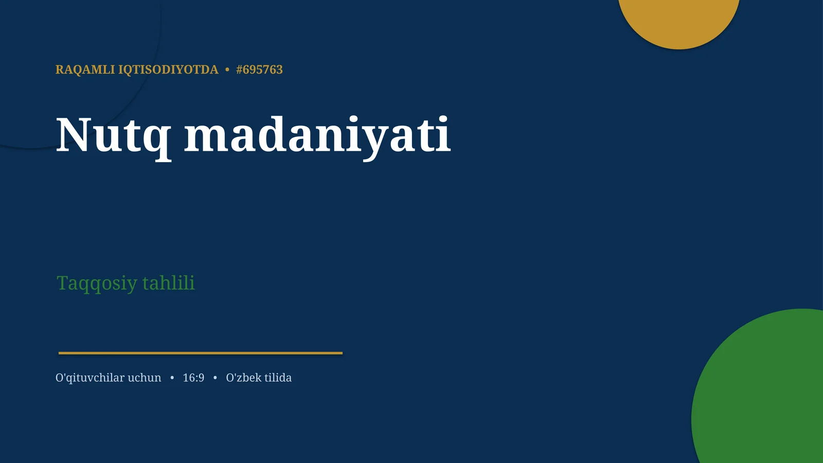 Nutq madaniyati