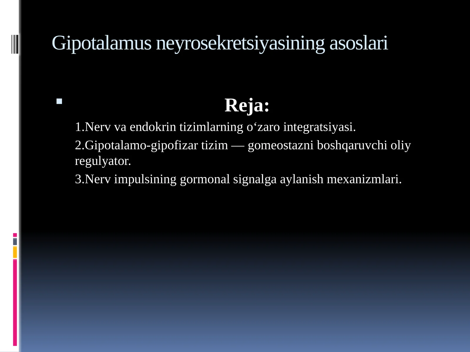 Gipotalamusneyrosekretsiyasiningasoslari