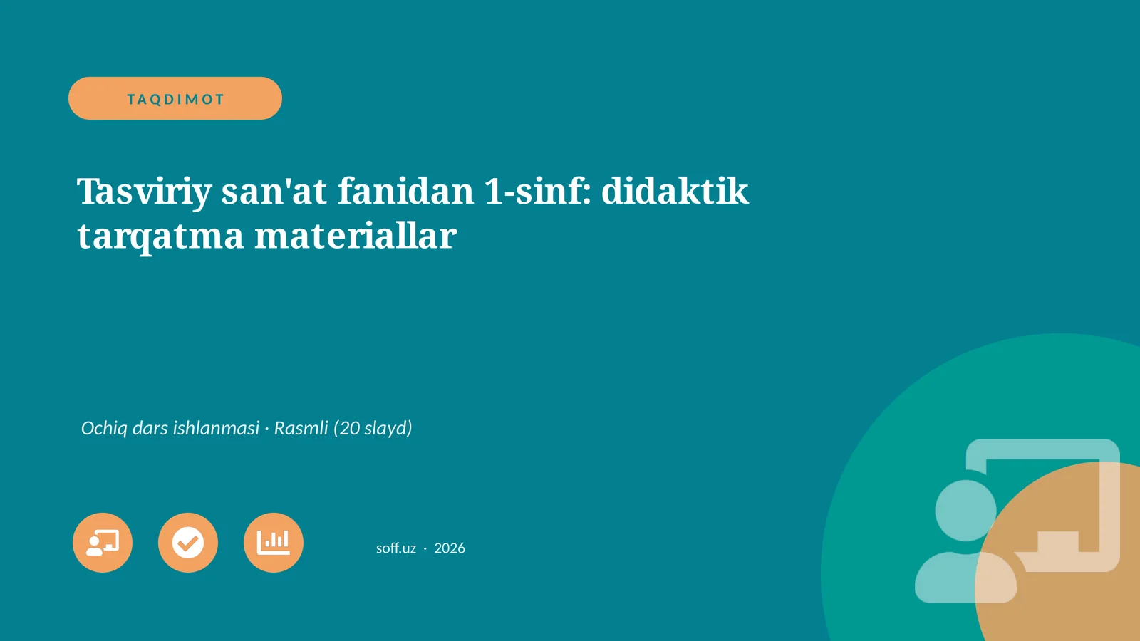 Tasviriy san'at fanidan 1-sinf: didaktik tarqatma materiallar