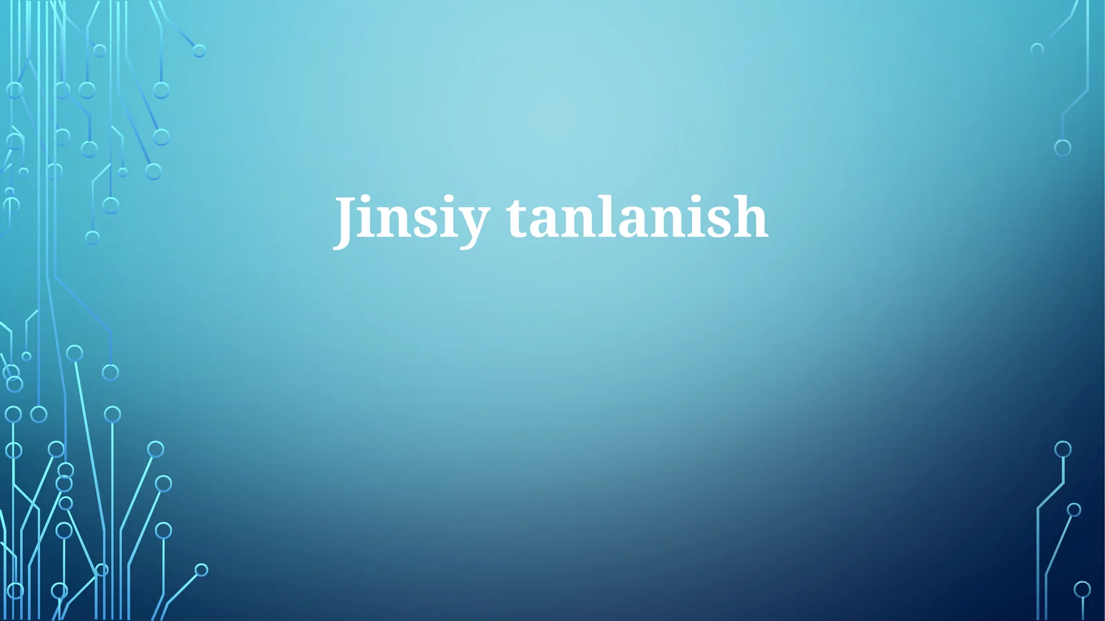 Jinsiy tanlanish