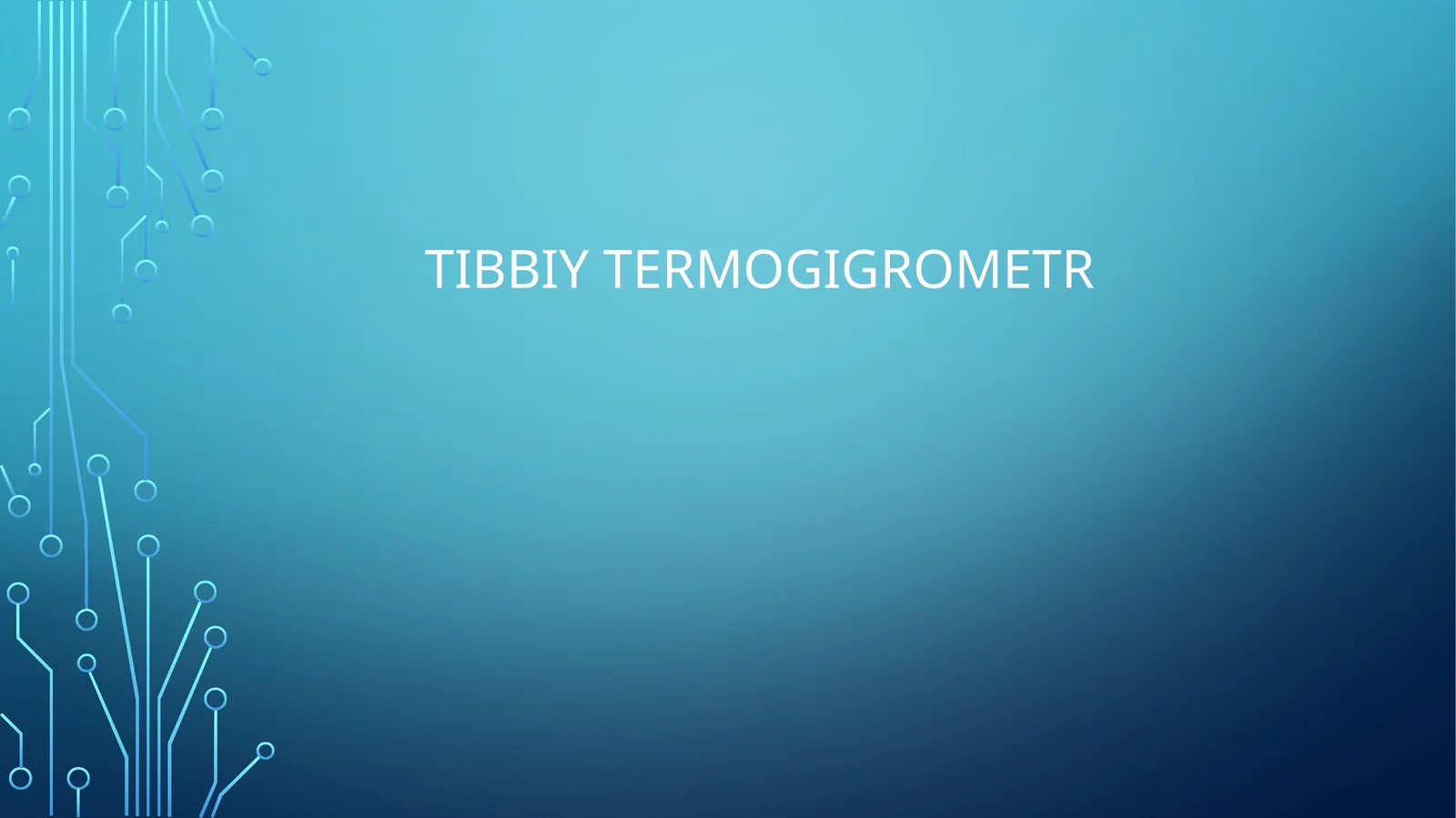 Tibbiy termogigrometr