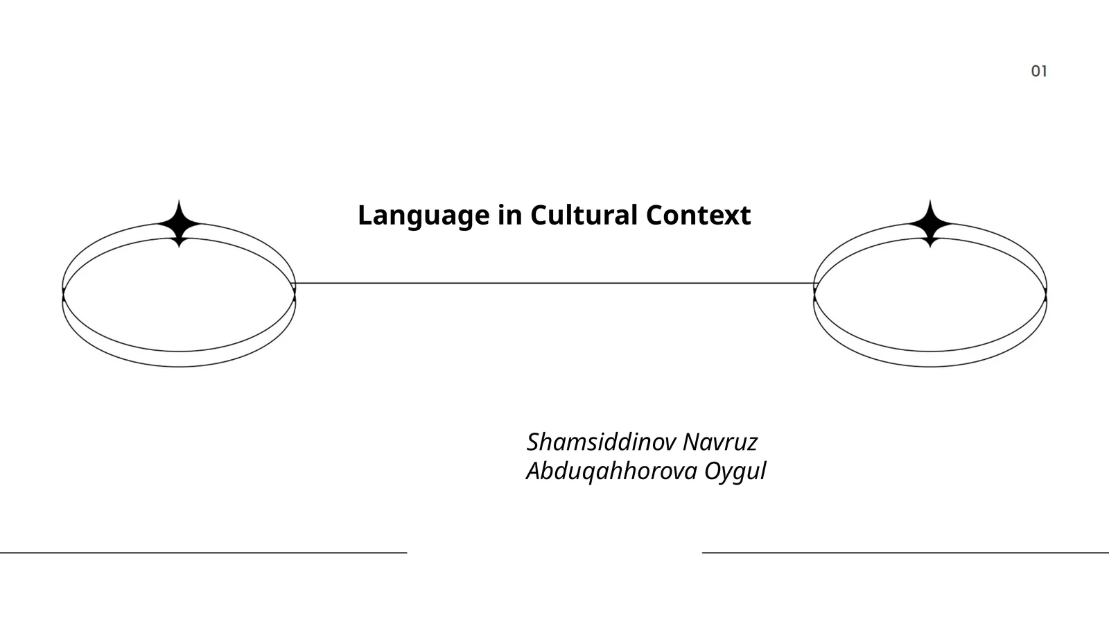 Language in Cultural Context