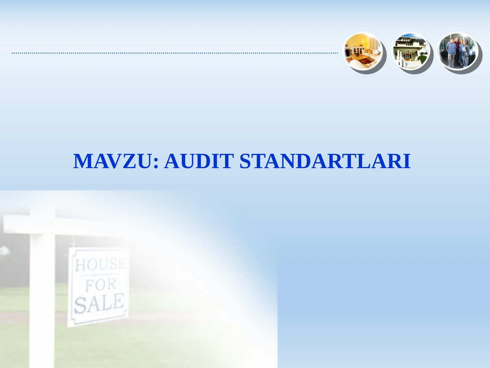AUDIT STANDARTLARI