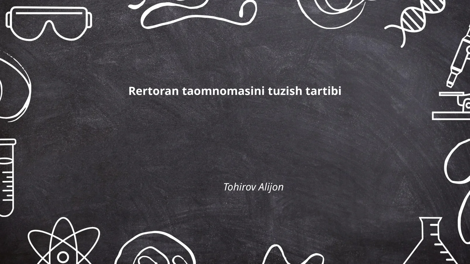 Restoran Biznesi Modeli