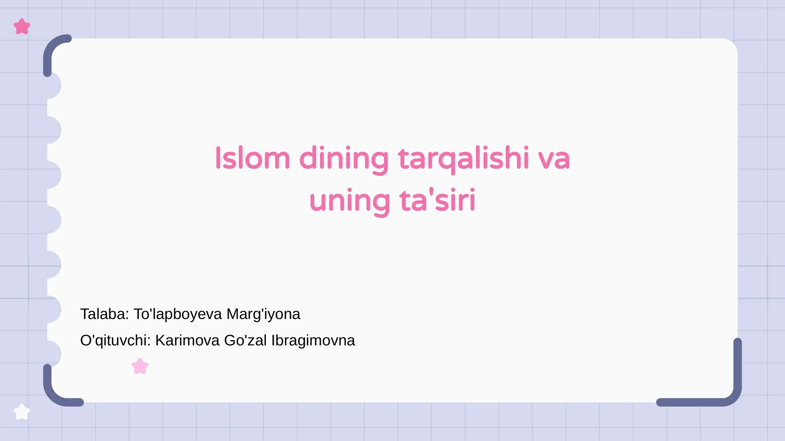 Islom dining tarqalishi va uning ta'siri