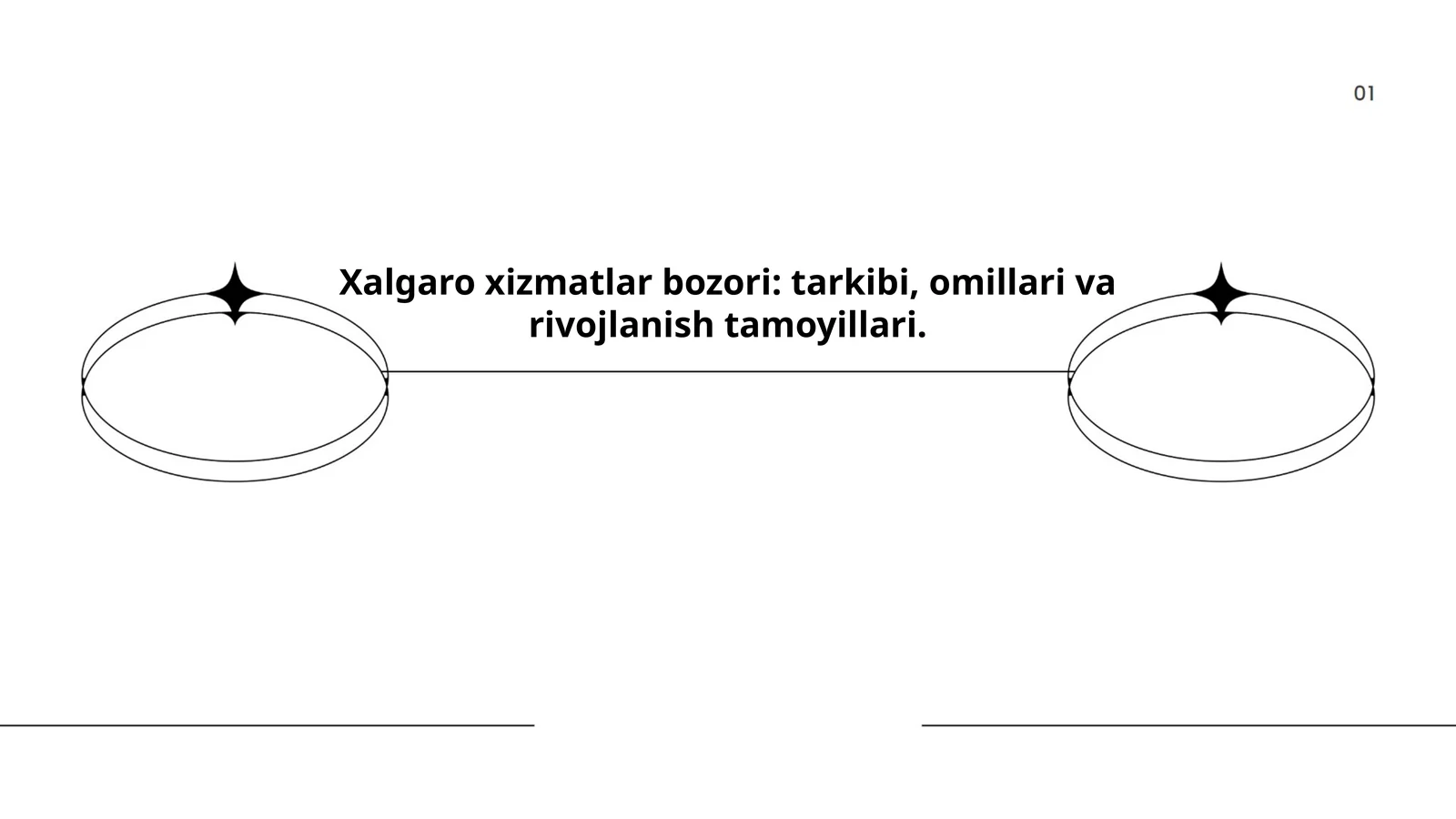 Xalgaro xizmatlar bozori: tarkibi, omillari va rivojlanish tamoyillari