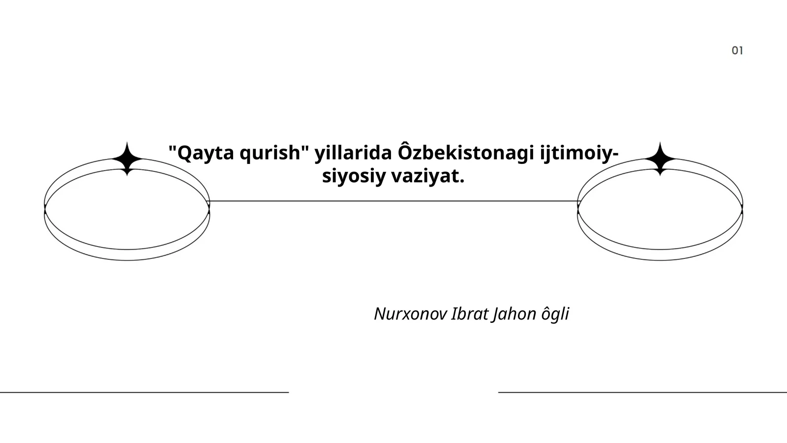 "Qayta qurish" yillarida Ôzbekistonagi ijtimoiy-siyosiy vaziyat