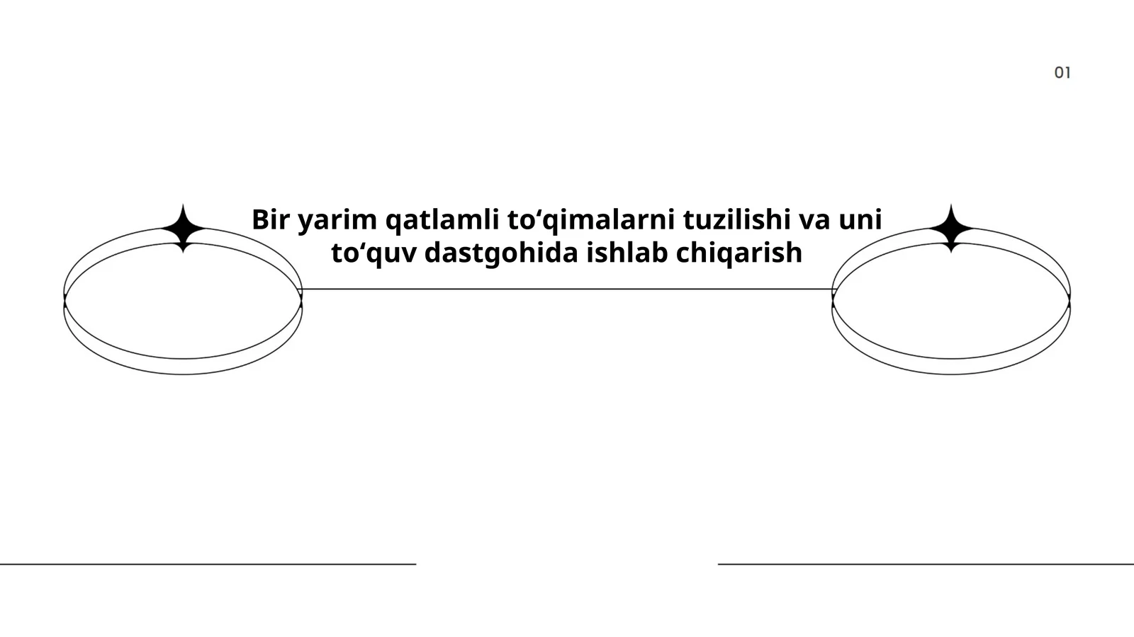 Yarmi qatlamli toʻqimalarni loyihalash usullari