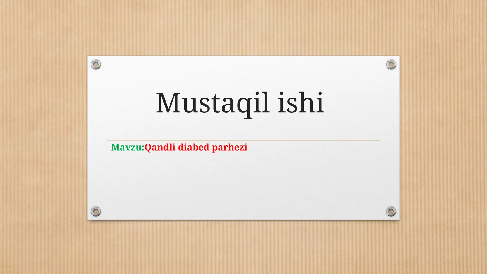 Qandli diabet parhezi