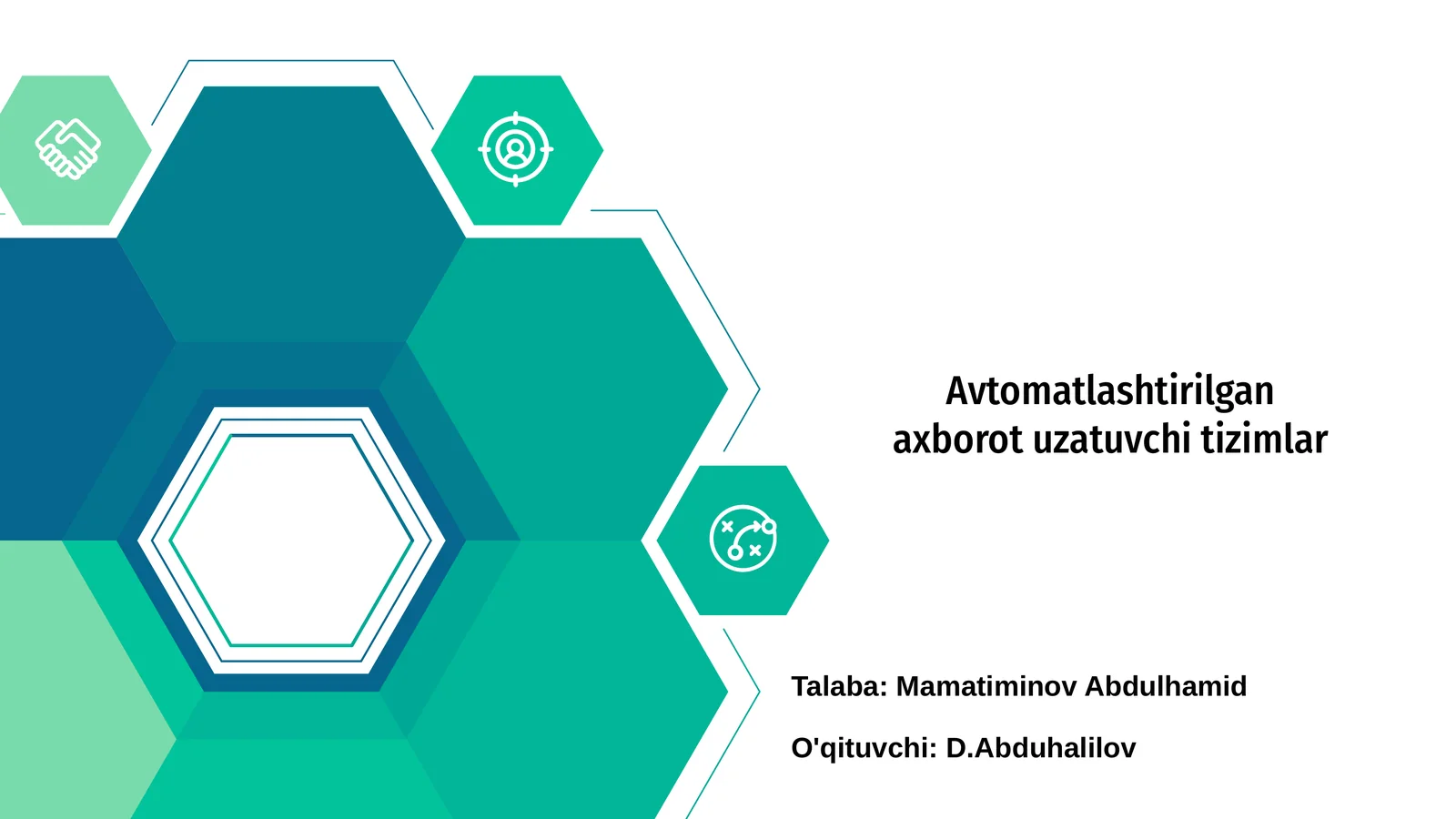 Avtomatlashtirilgan axborot uzatuvchi tizimlar