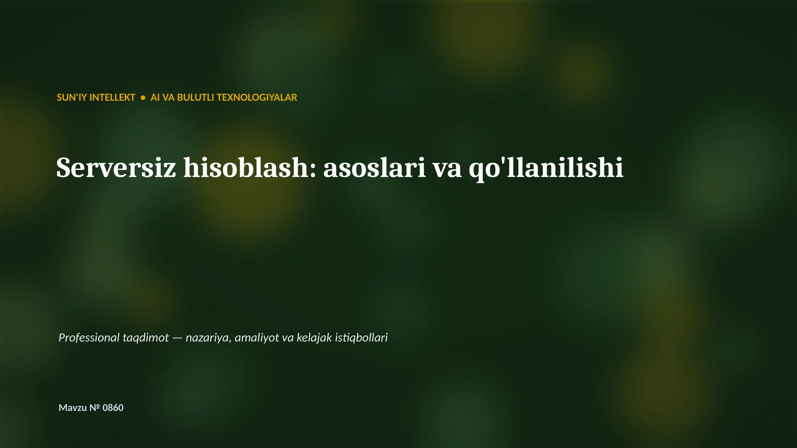 Bulutli AI