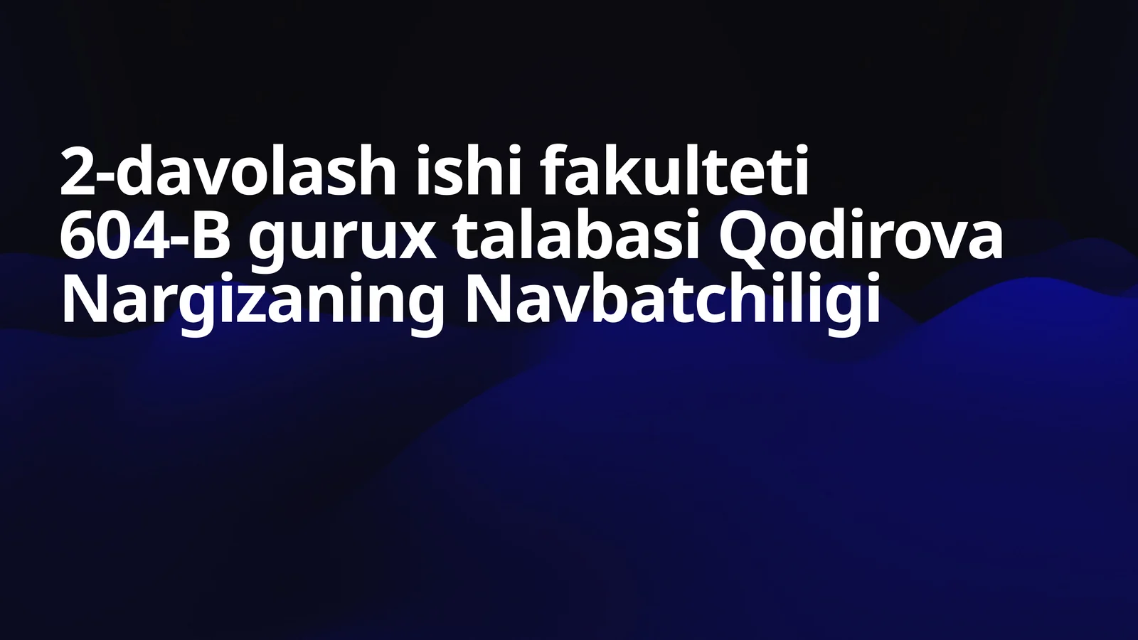Navbatchiligi