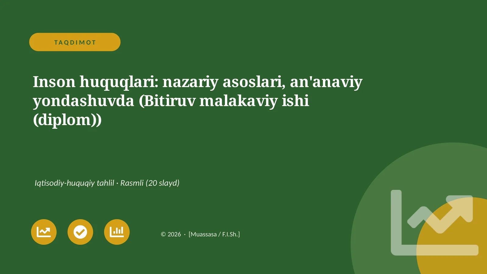 Inson huquqlari: nazariy asoslari, an'anaviy yondashuvda (Bitiruv malakaviy ishi (diplom))