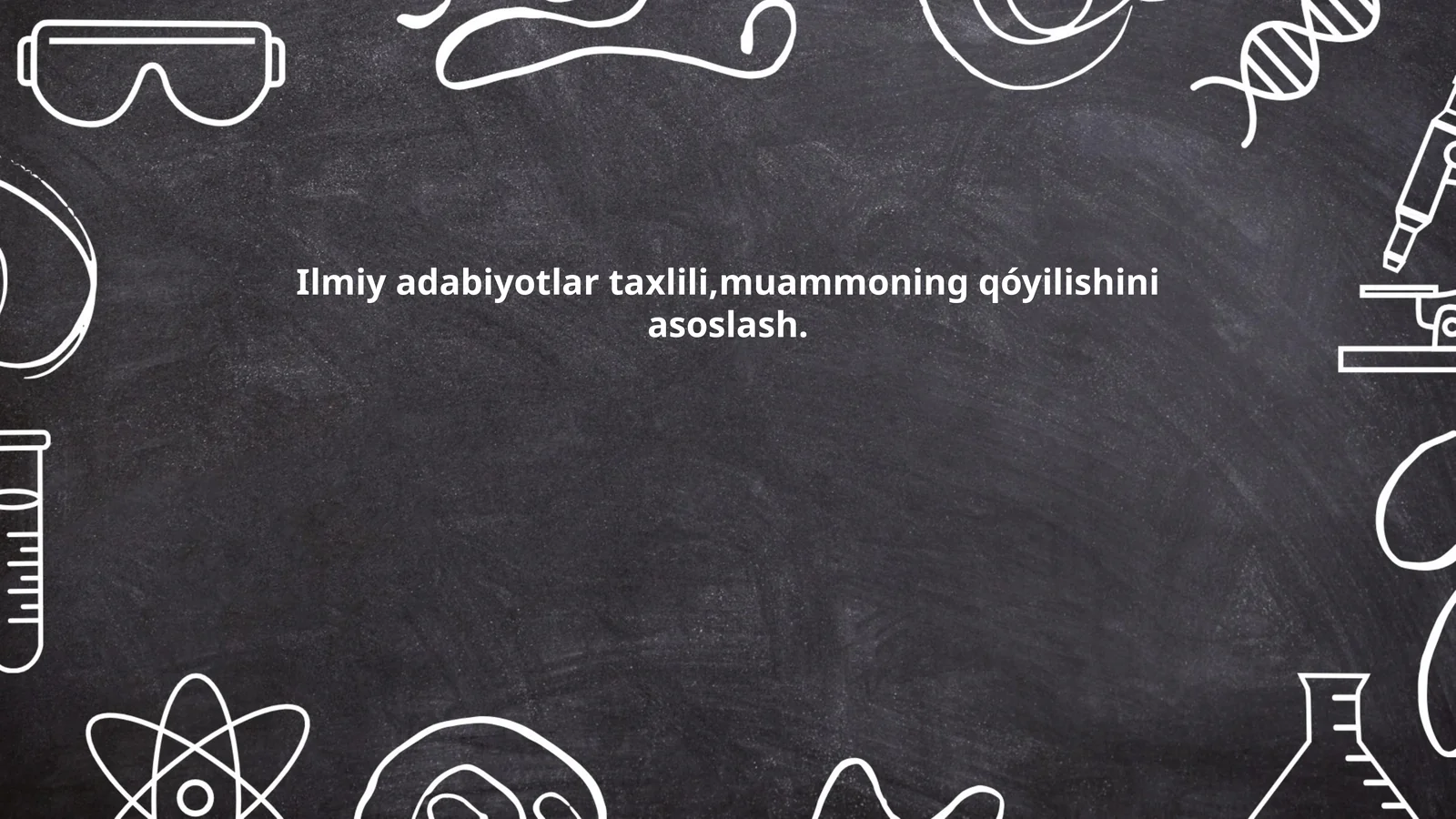 Ilmiy Adabiyotlar Taxlili