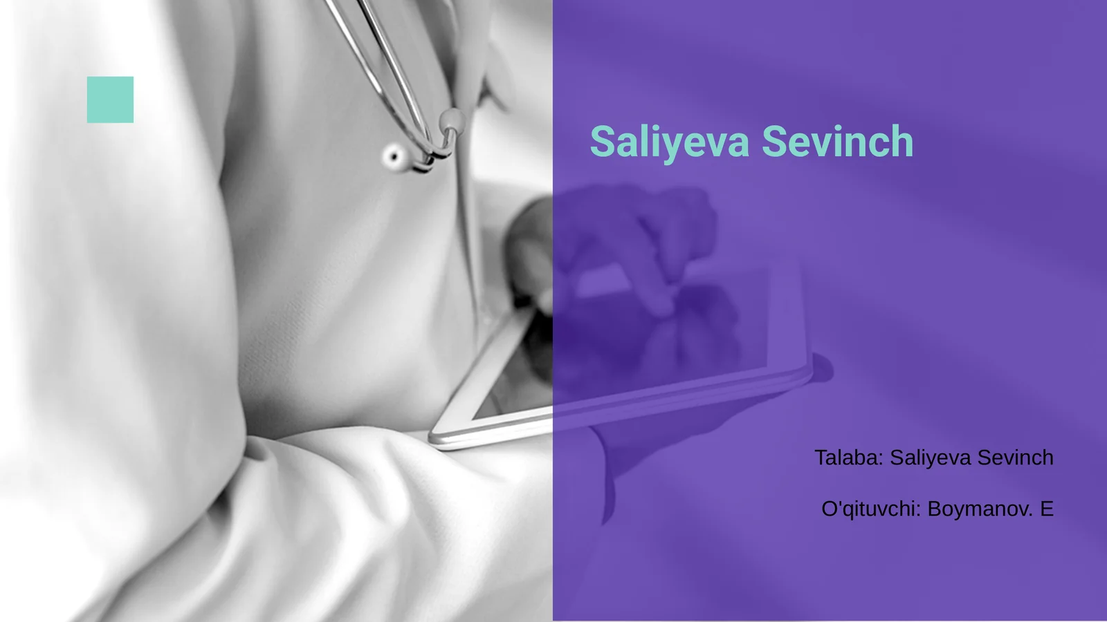 Saliyeva Sevinch