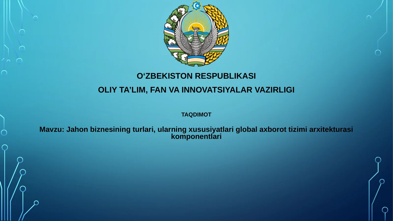 Global biznes turlari