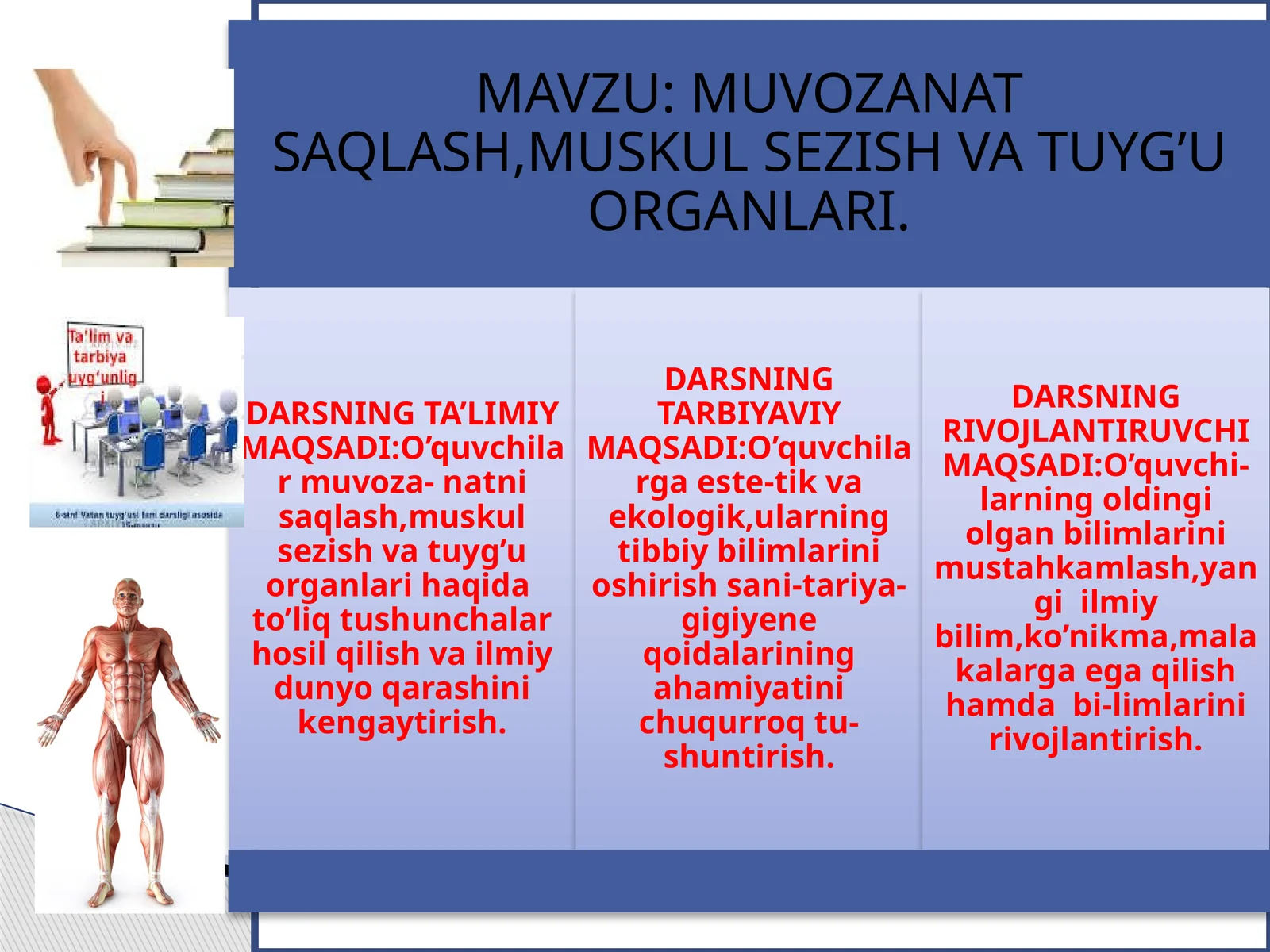 Biologiya fanidan uslubiy kasblarga yo'naltirish