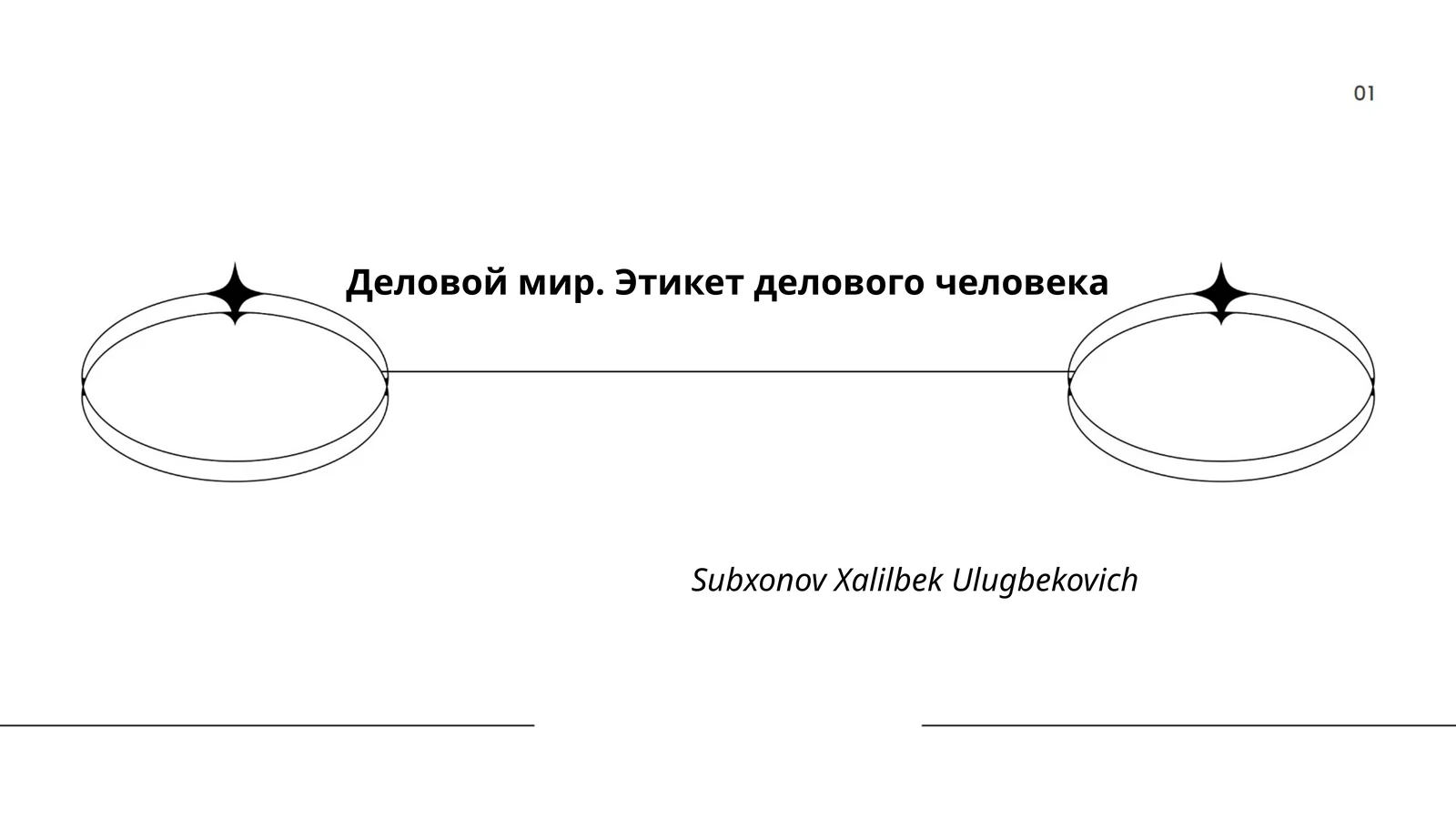 Деловой мир. Этикет делового человека