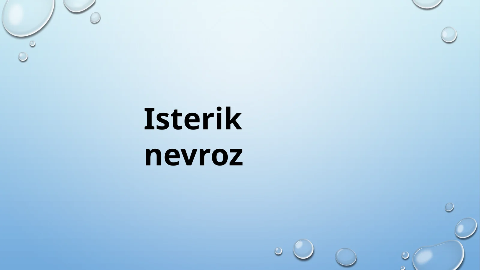 Isterik nevroz