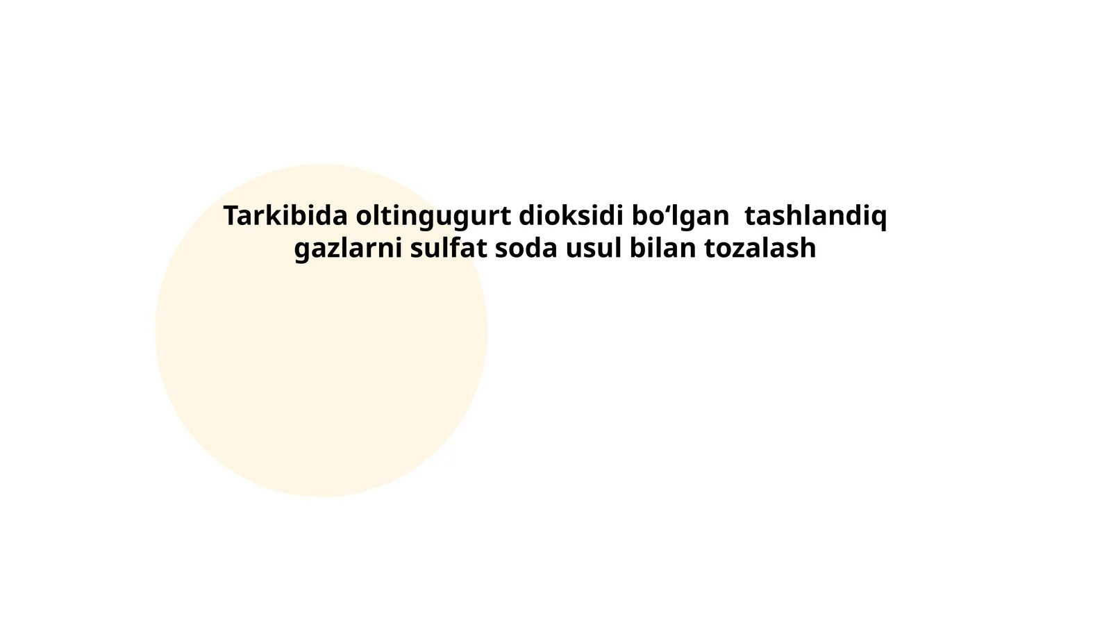 Sulfat kislota ishlab chiqarish texnologiyasi