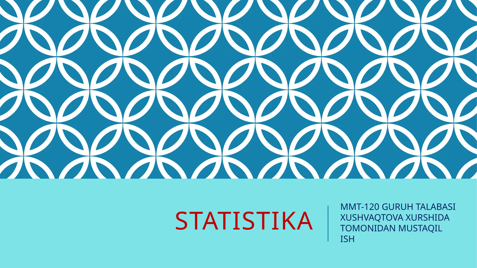STATISTIKA
