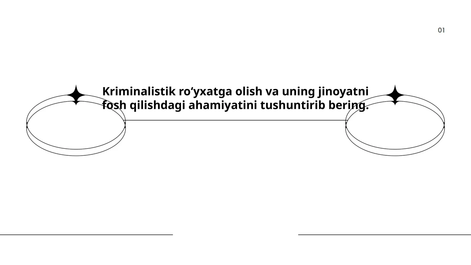 Kriminalistik roʻyxatga olish va uning jinoyatni fosh qilishdagi ahamiyati