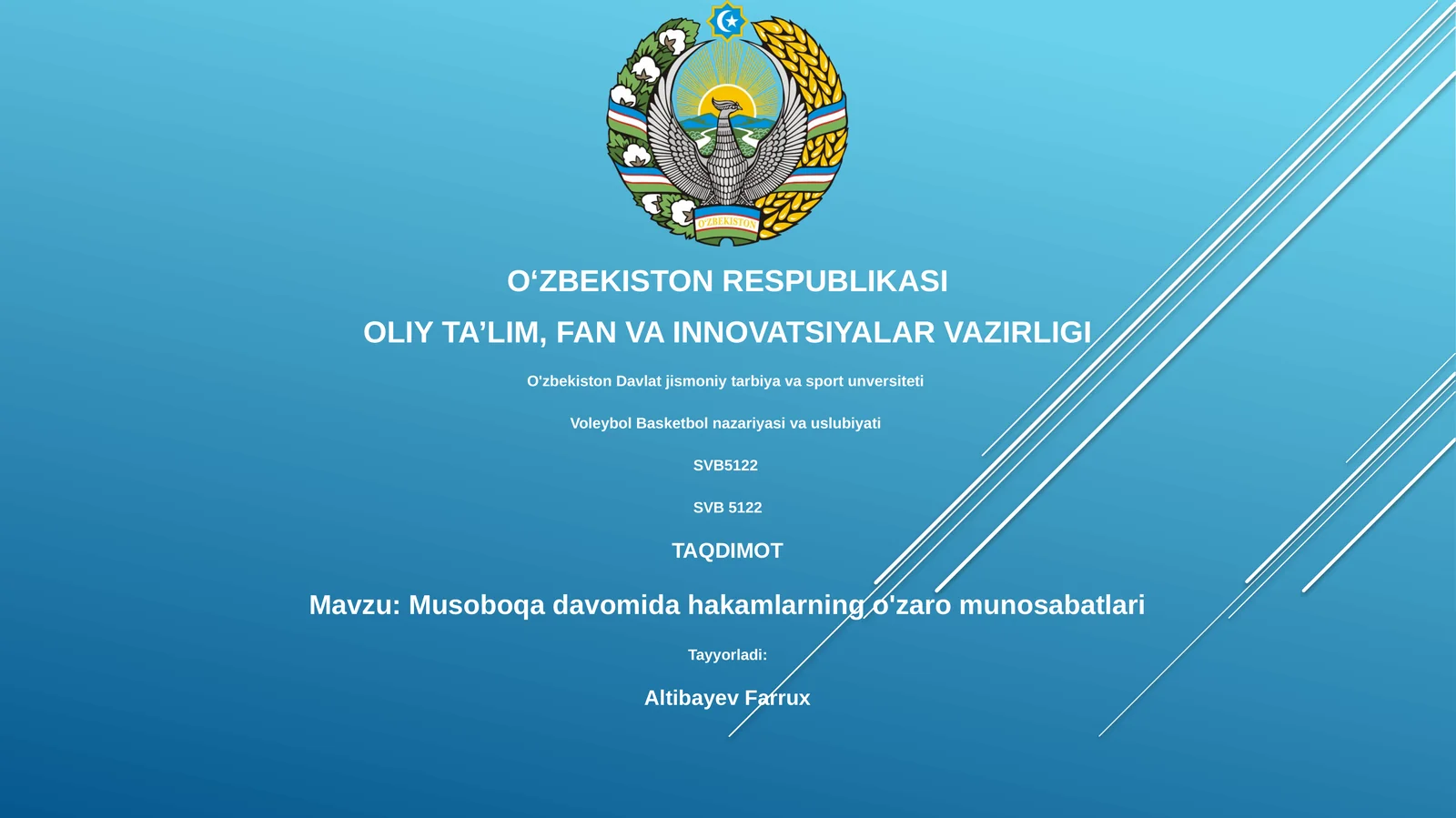 Musoboqa davomida hakamlarning o'zaro munosabatlari