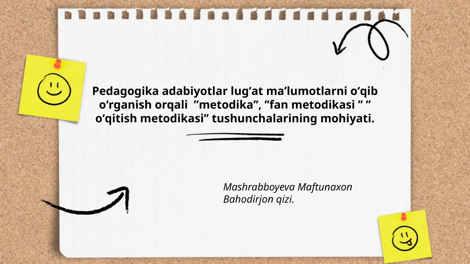 Pedagogika adabiyotlar lugʻat maʼlumotlarni oʻqib oʻrganish orqali ʼʼmetodikaʼʼ, ʼʼfan metodikasi ʼʼ ʼʼ oʻqitish metodikasiʼʼ tushunchalarining mohiyati
