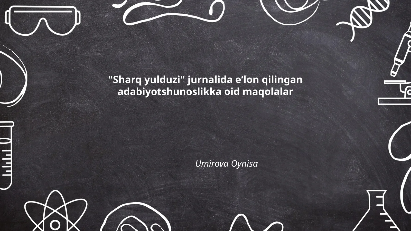 "Sharq yulduzi" jurnalida eʼlon qilingan adabiyotshunoslikka oid maqolalar