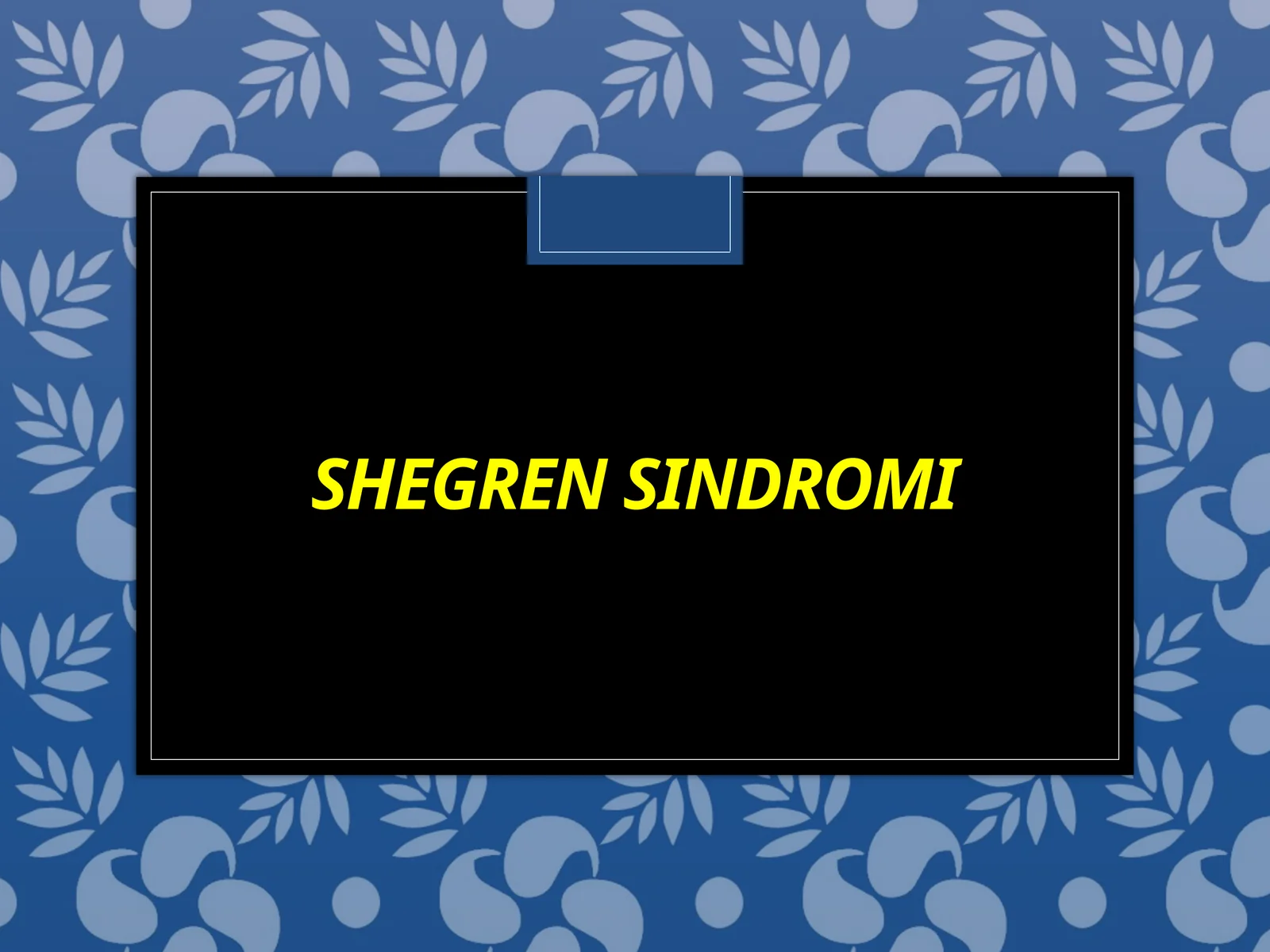 ShegrenSindromi