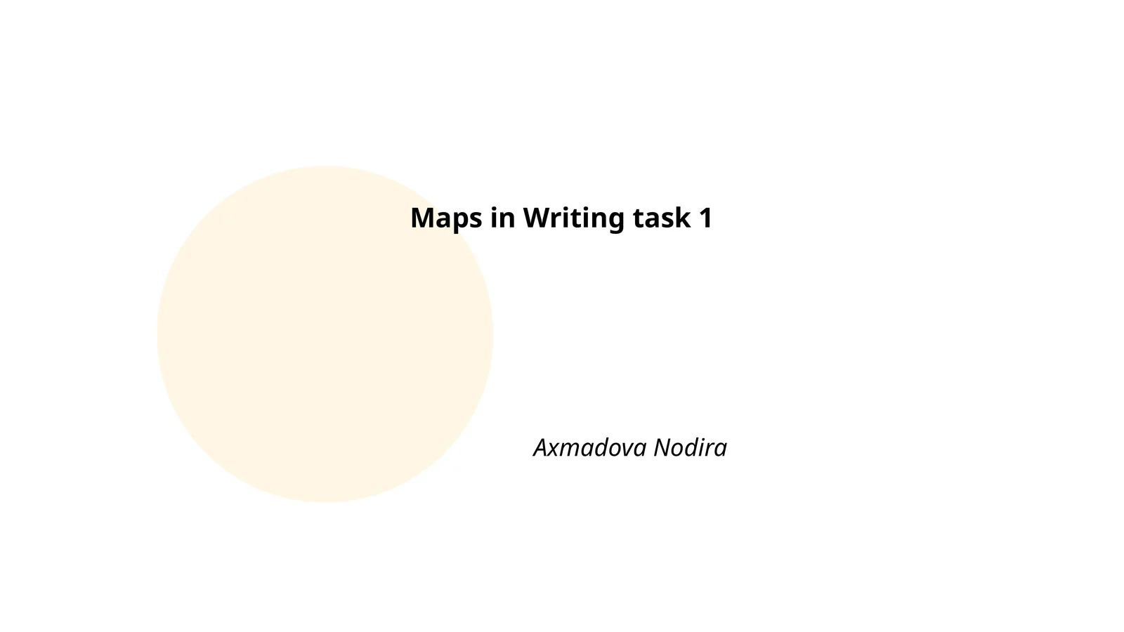 Maps in Writing task 1
