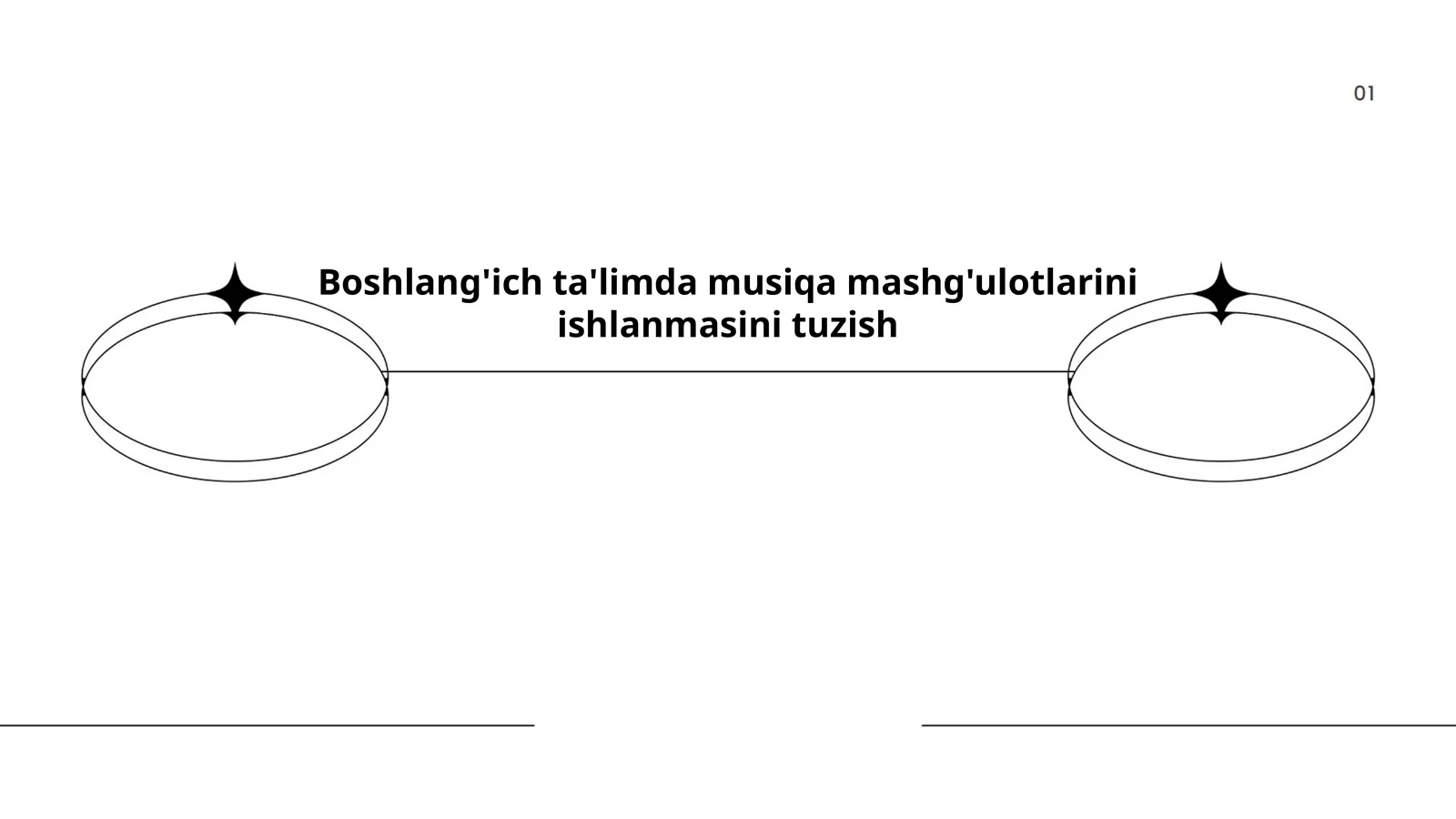 Boshlang'ich ta'limda musiqa mashg'ulotlarini ishlanmasini tuzish