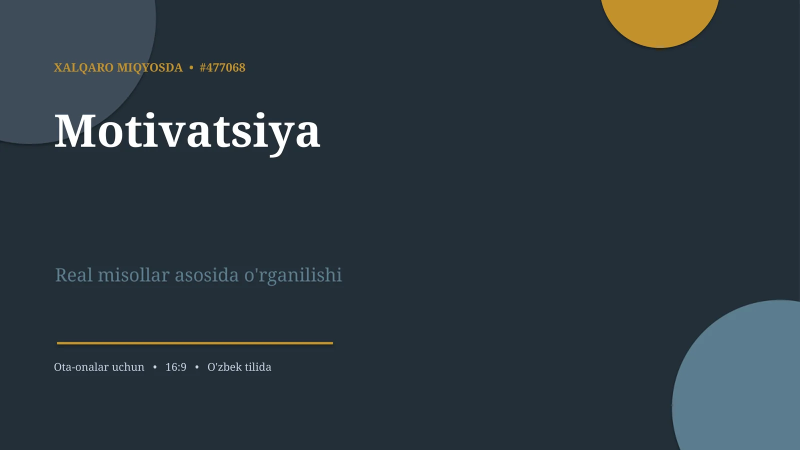 XALQARO MIQYOSDA • #477068