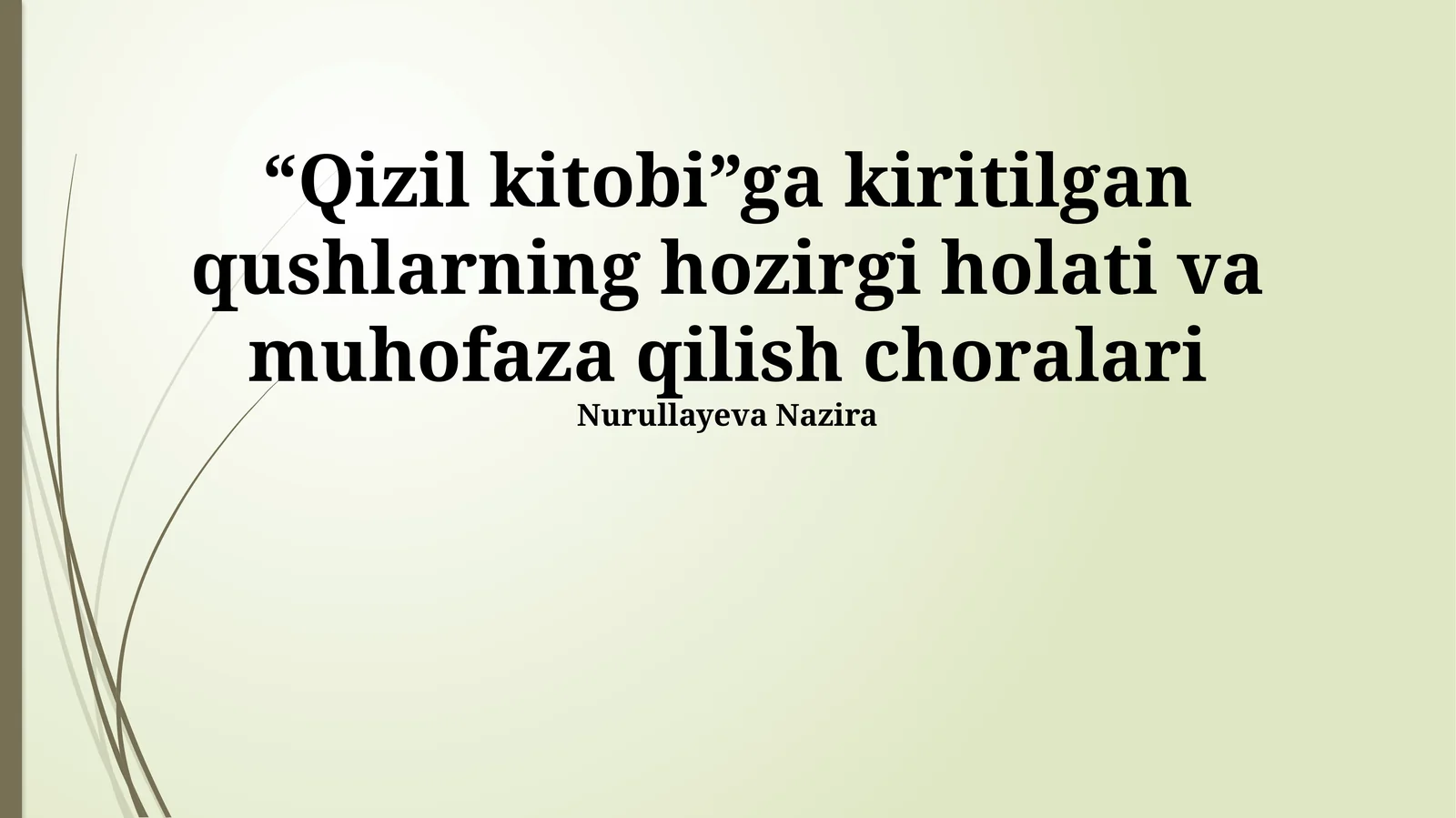 O‘zbekiston Qizil kitobi
