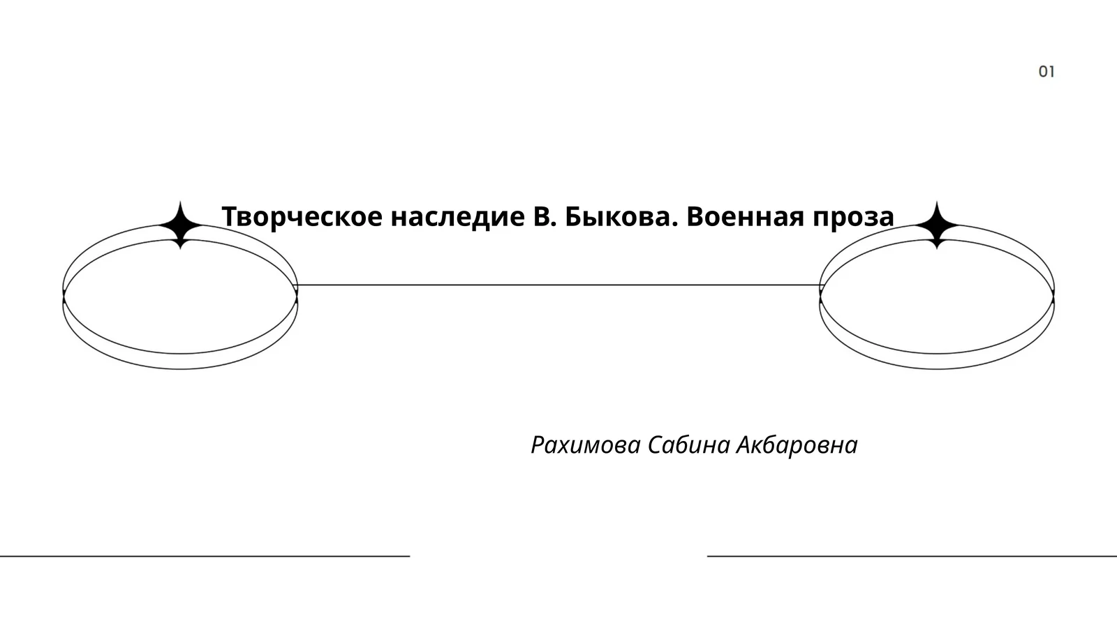 Творческое наследие В. Быкова. Военная проза
