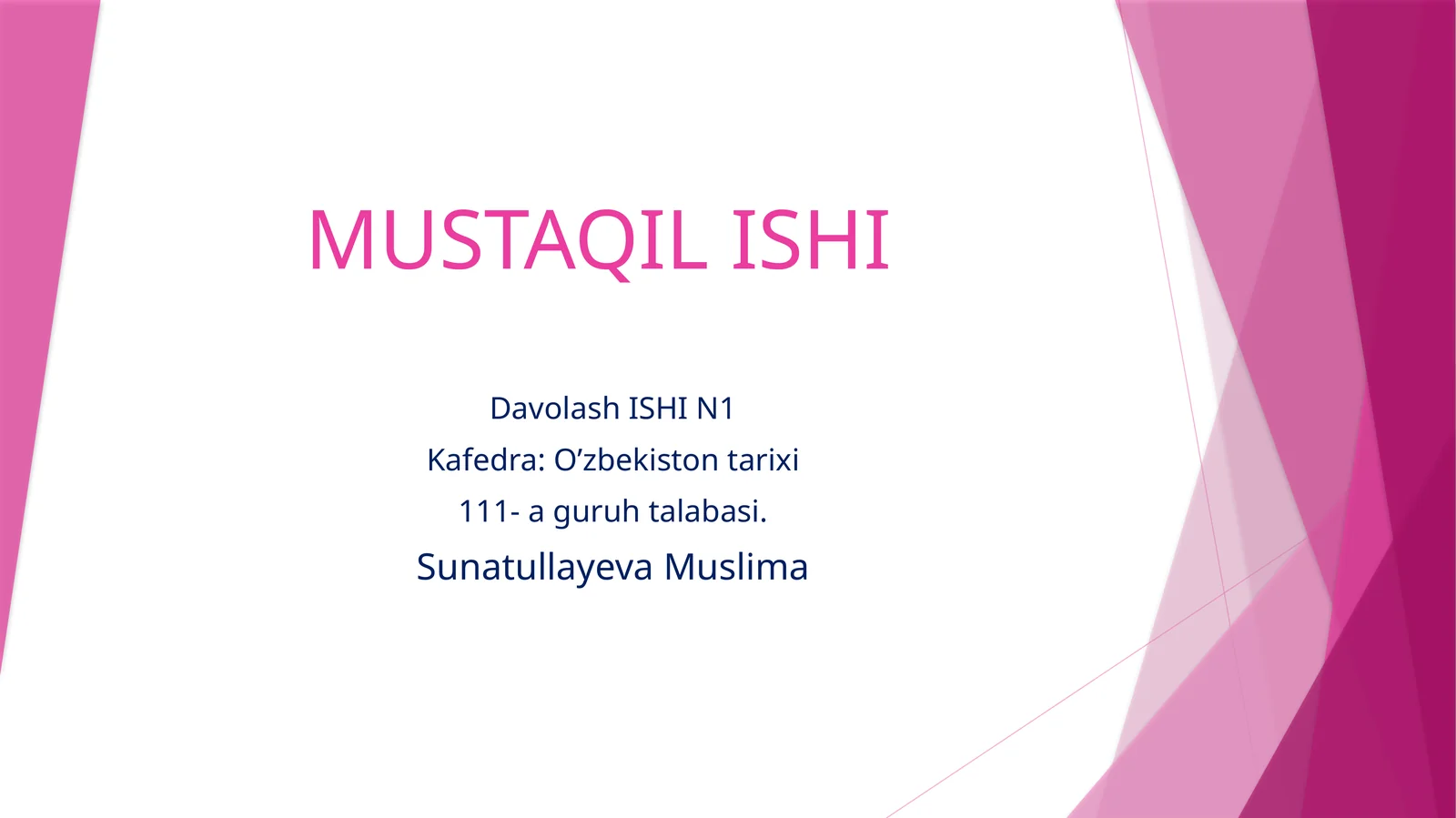 Islom madaniyatining tarkib topishi va rivojlanishi