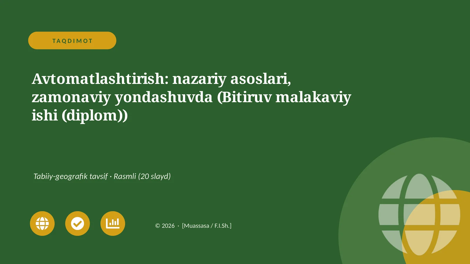 Avtomatlashtirish: nazariy asoslari