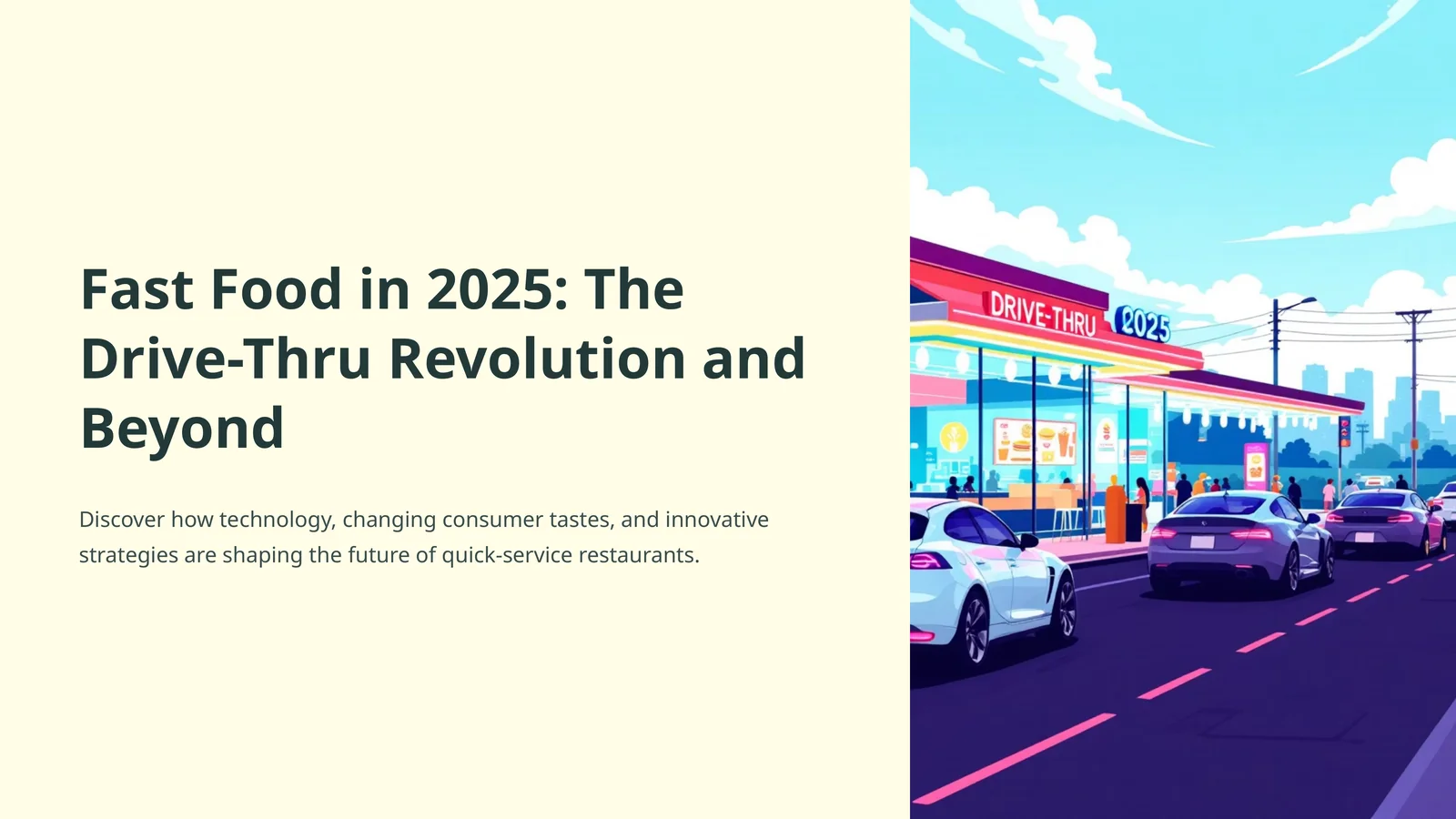 Fast Food in 2025: The Drive-Thru Revolution and Beyond