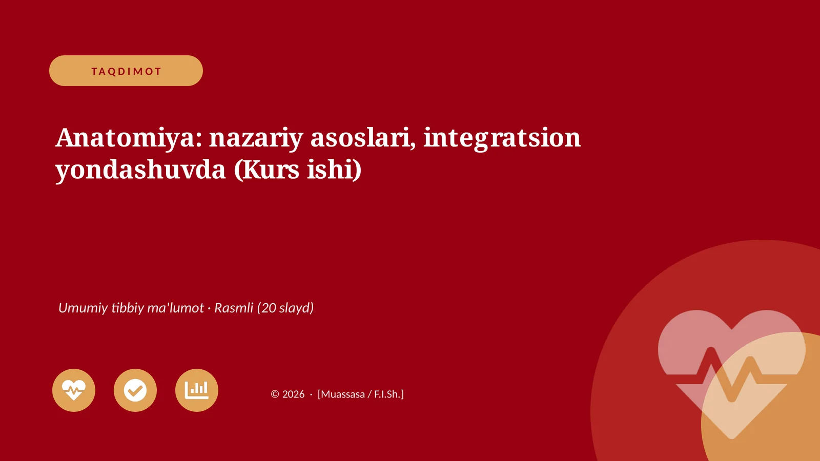 Anatomiya: nazariy asoslari, integratsion yondashuvda