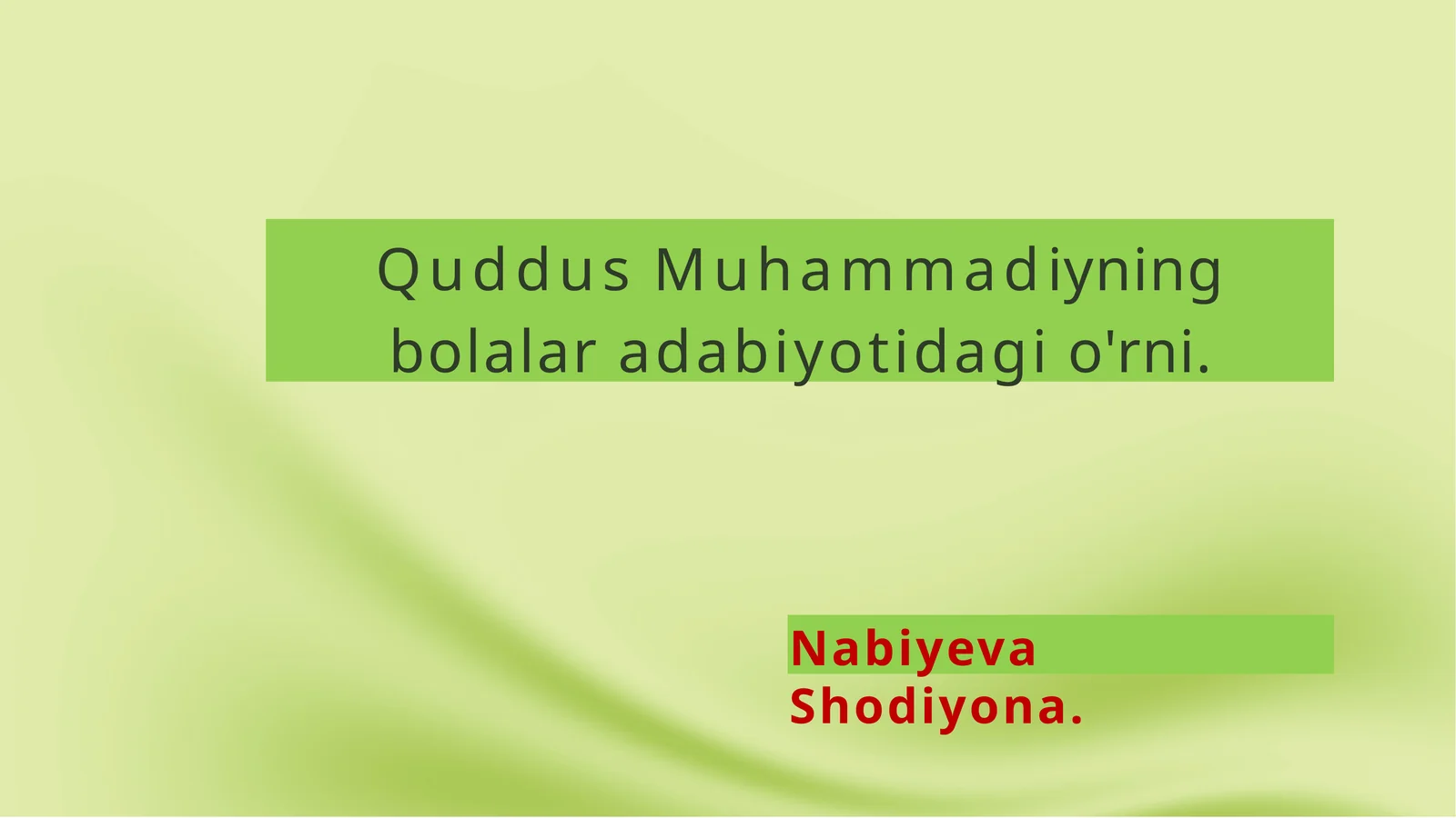 taqdimot